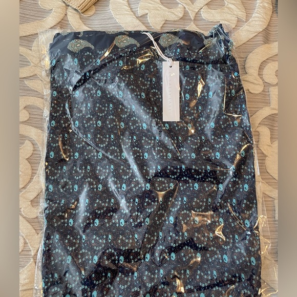 NWT Le Salty Label Ayana Wrap Skirt in Peacock - Picture 6 of 6